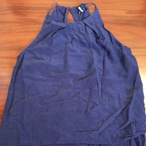 Ann Taylor XSmall Blue Sleeveless Blouse